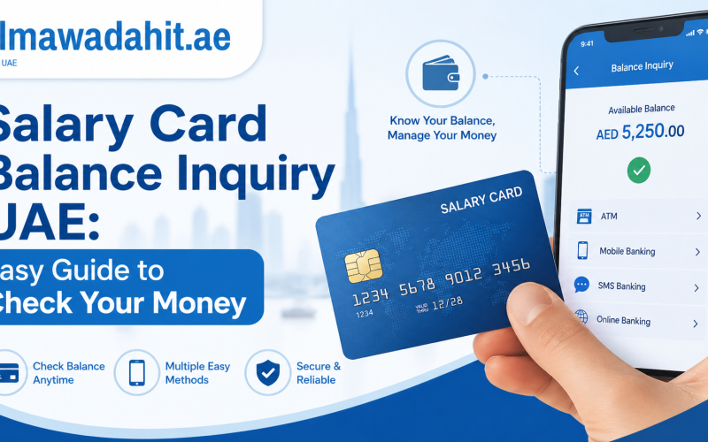 Salary Card Balance Inquiry UAE