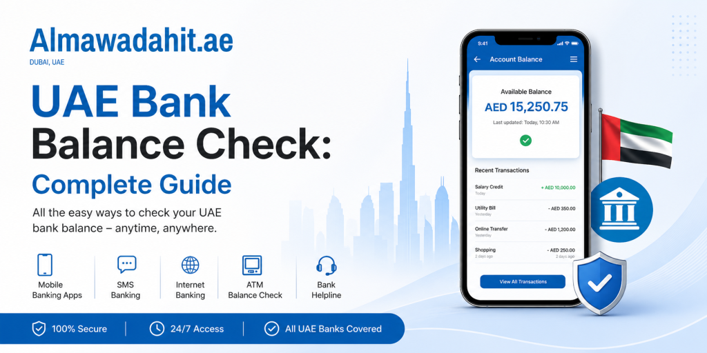 UAE bank balance check
