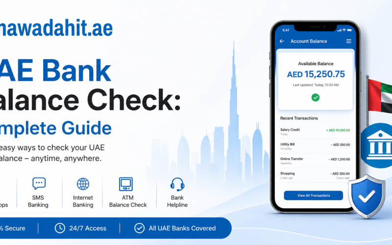 UAE bank balance check