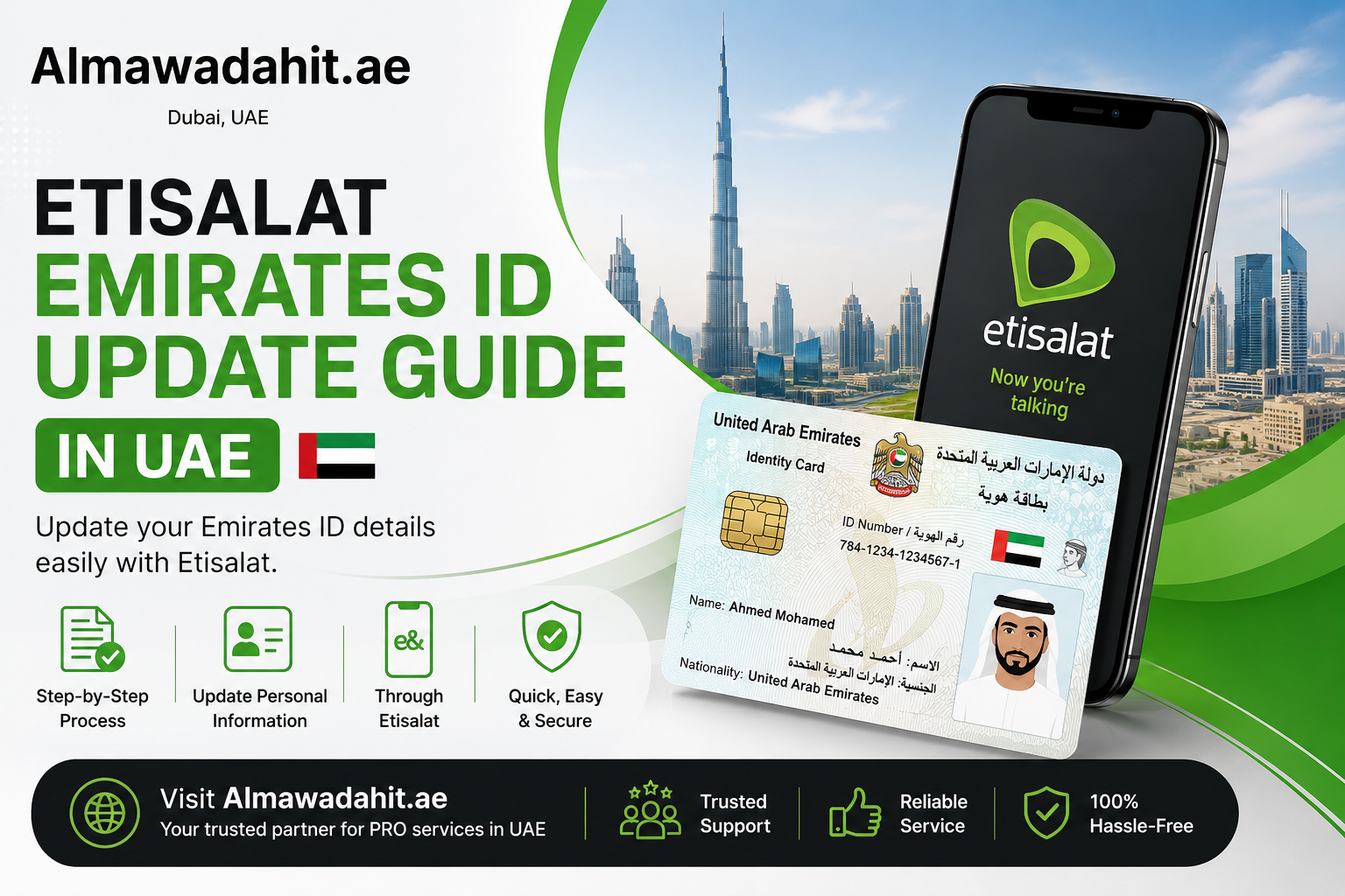 Etisalat Emirates ID Update Guide in UAE