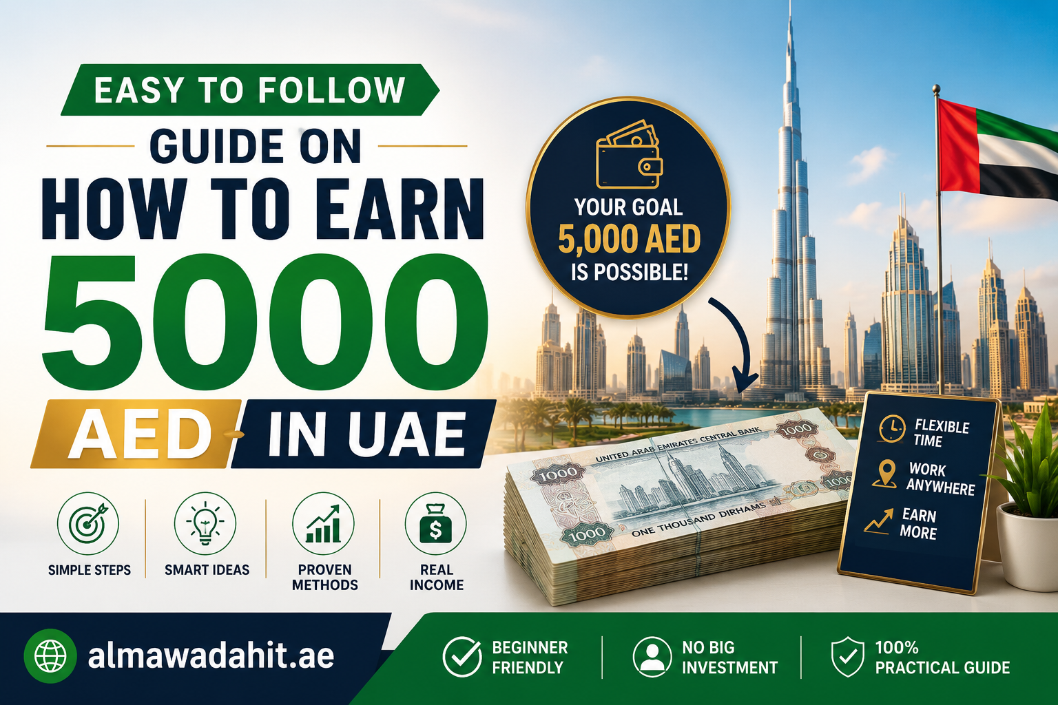 Easy to Follow Guide on How to Earn 5000 AED in UAE