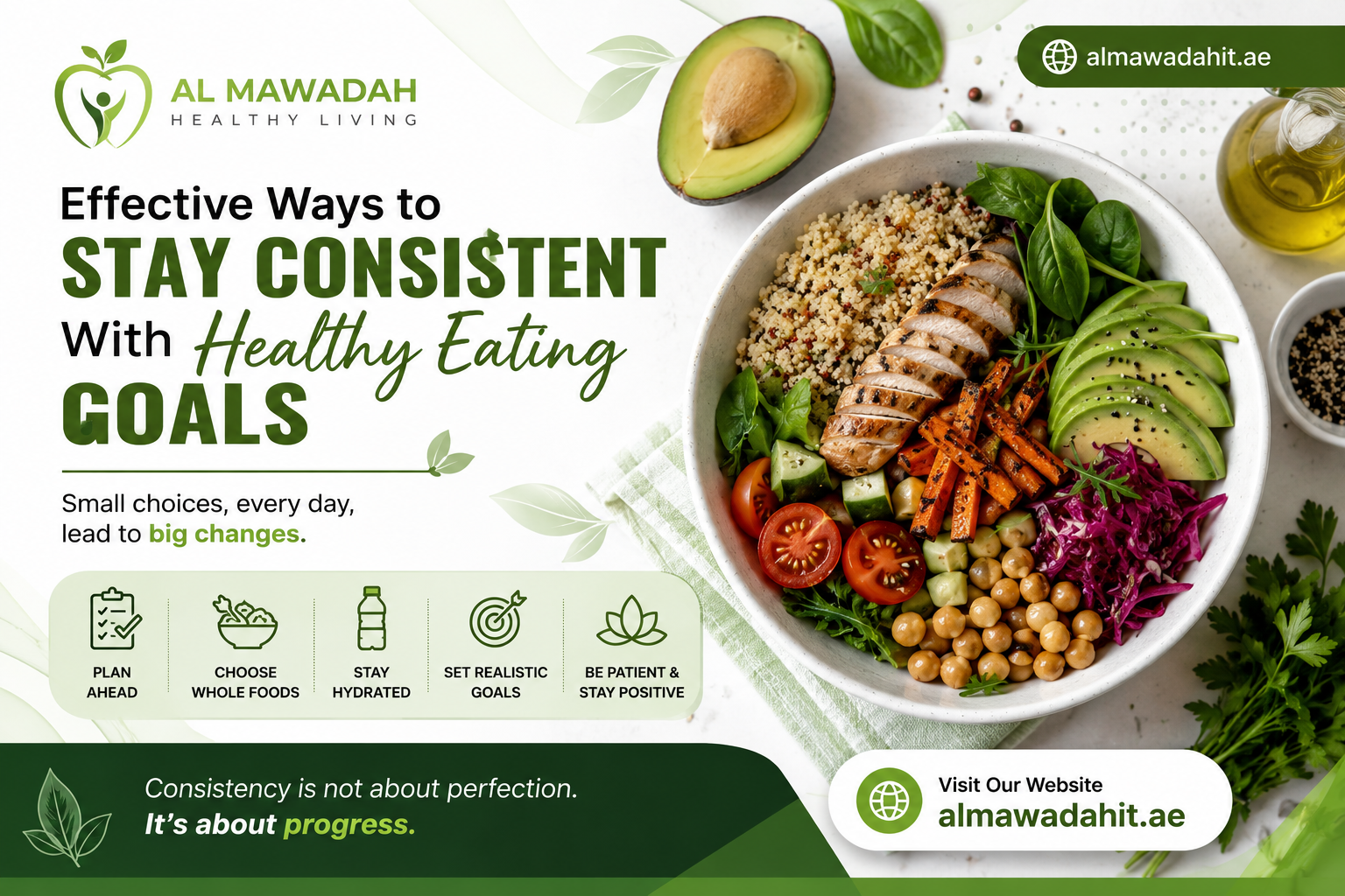 Effective Ways to Stay Consistent With Healthy Eating Goals