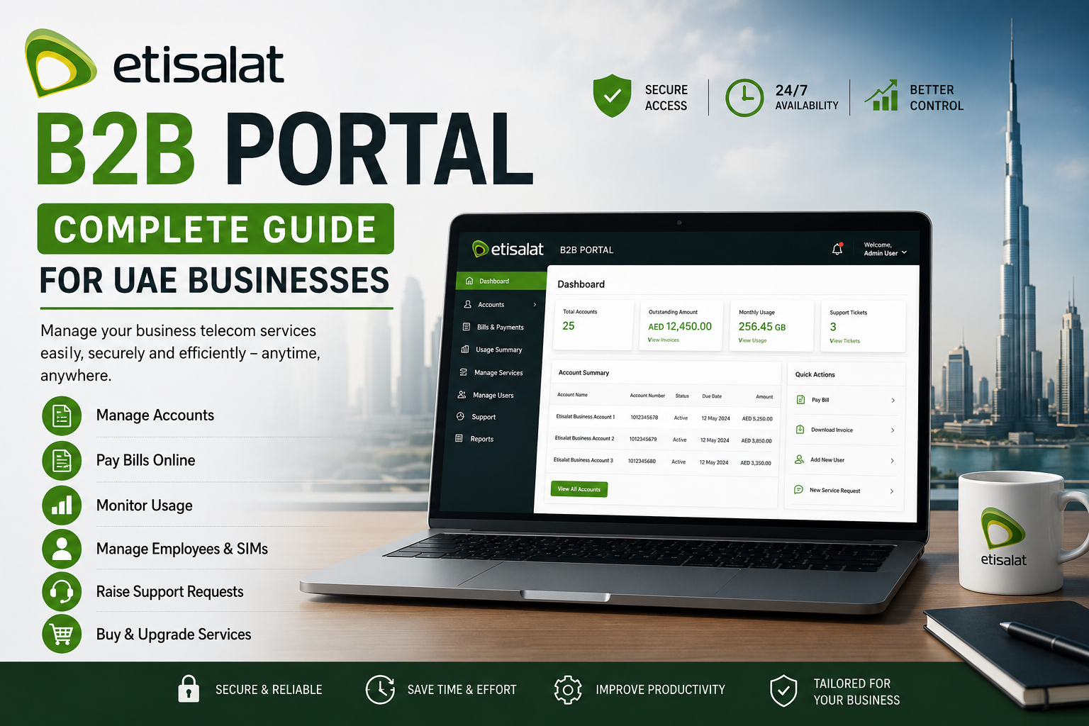 Etisalat B2B Portal – Complete Guide for UAE Businesses