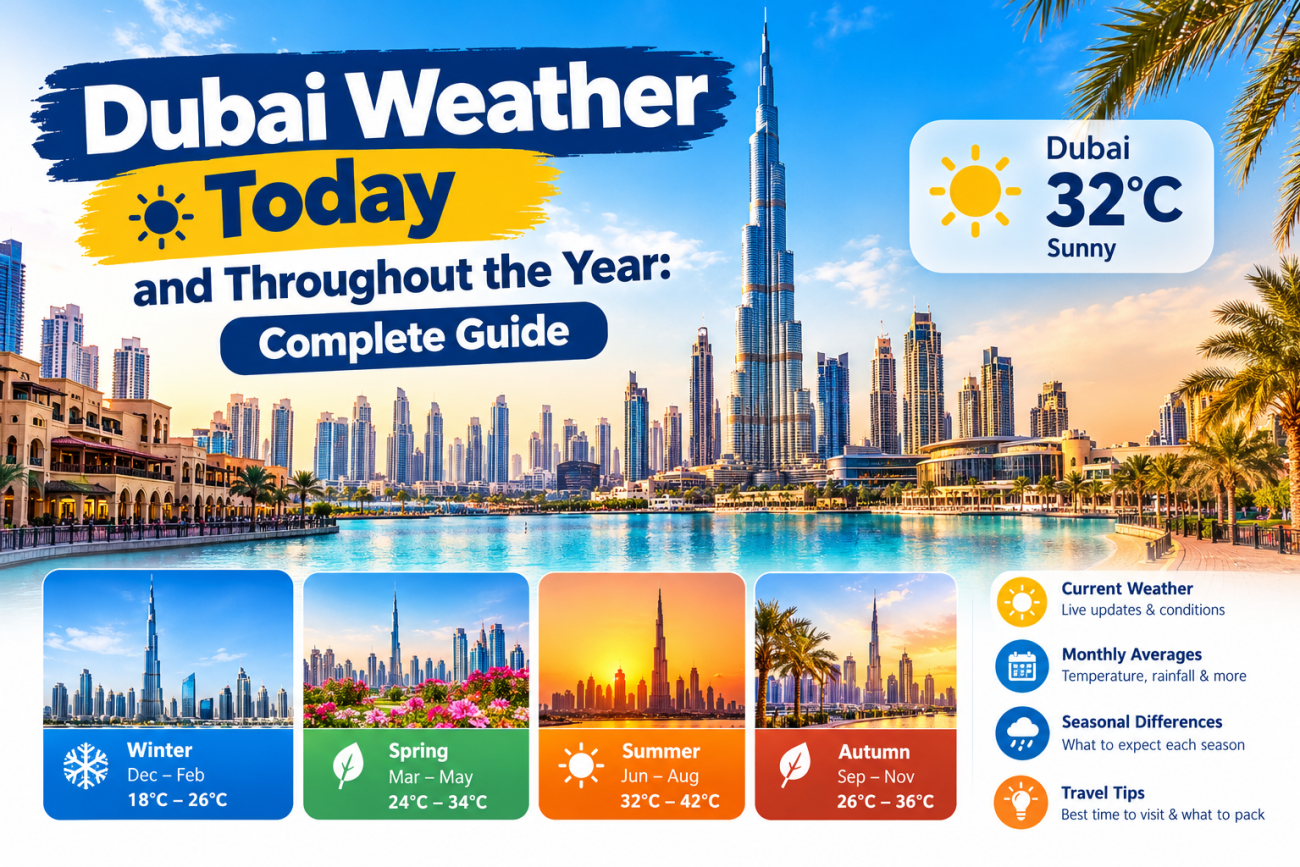 Dubai Weather Today and Throughout the Year: Complete Guide