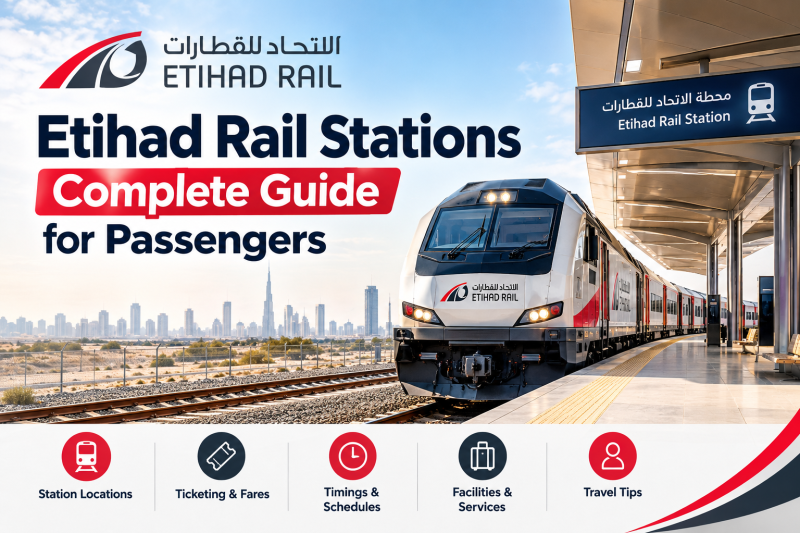 Etihad Rail Stations UAE Complete Guide for Passengers